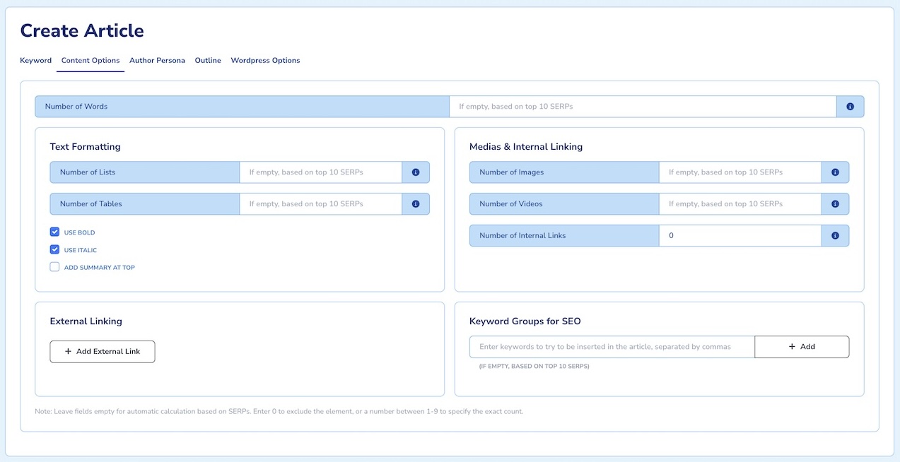 SEOxygen Dashboard